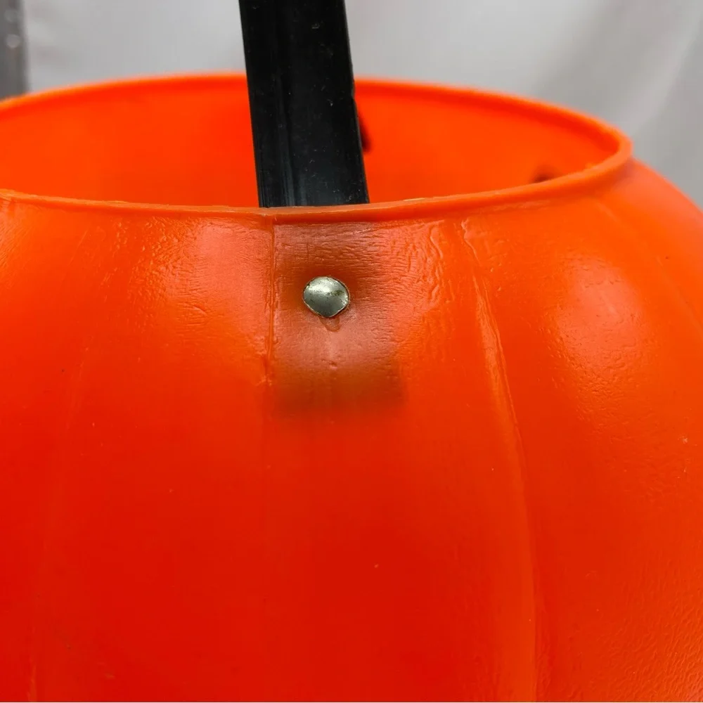 Vintage Pumpkin Blow Mold 1980 Carolina Enterprises Rare 8 in. USA